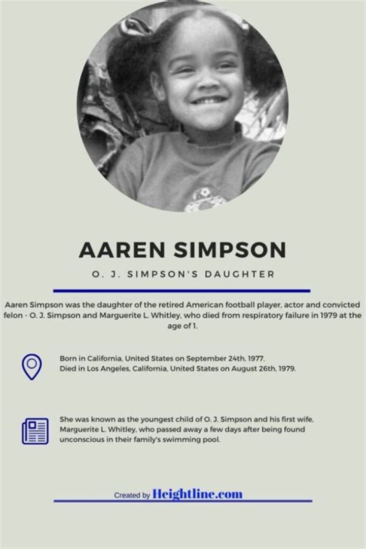 Aaren Simpson Bio Death OJ Simpson Daughter MySportDab