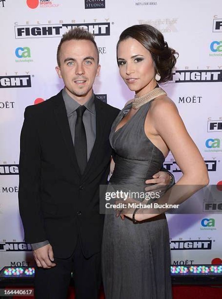Actor Frankie Muniz and Elycia Marie Turnbow attend Muhammad Ali's