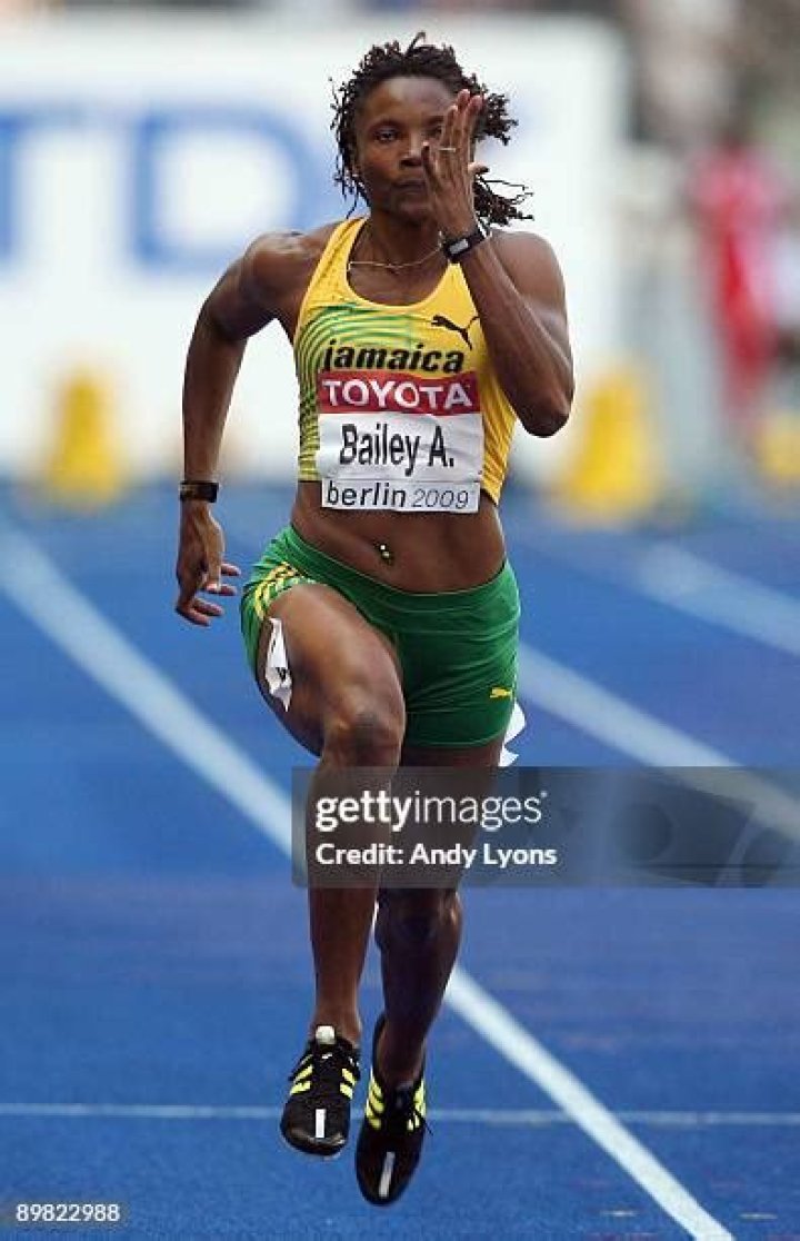 ALEEN BAILEY 100 METRES JAMAICA OLYMPIC STADIUM HELSINKI FINLAND 07