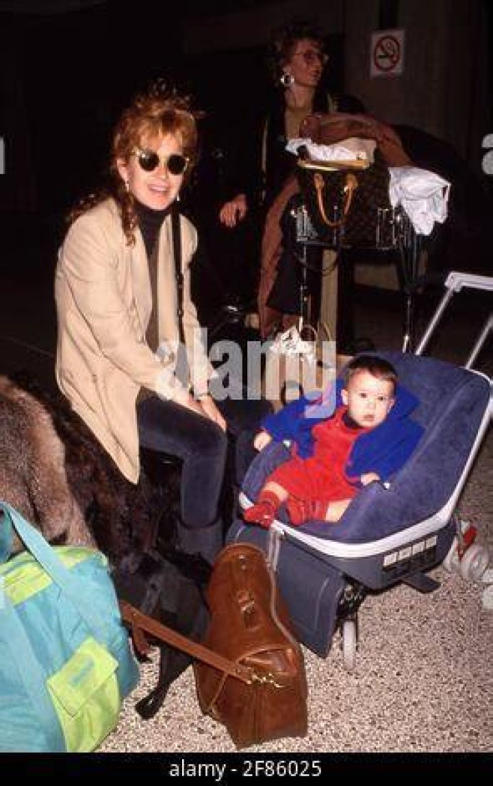 Annie Potts and Son Jake Circa 1992 . Credit Ralph Dominguez