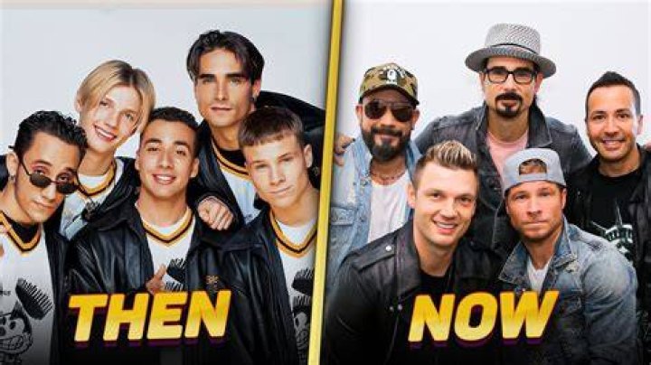Backstreet Boys Then and now