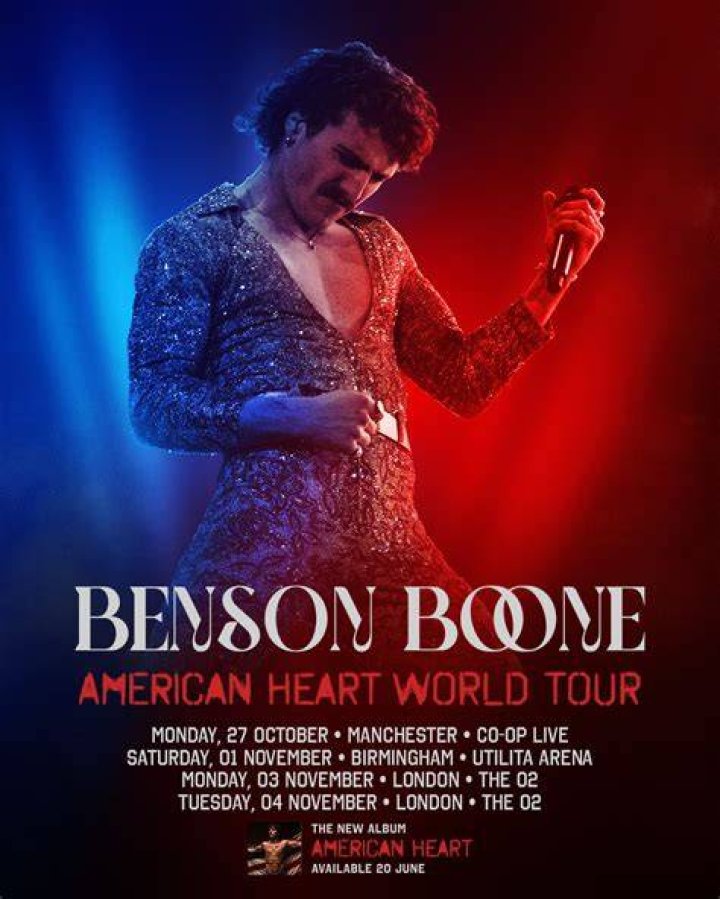 Benson Boone Concerts 2024 Megen Sidoney