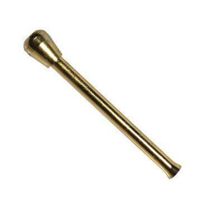 Compact Brass Bulb Snuff Tube Shiva