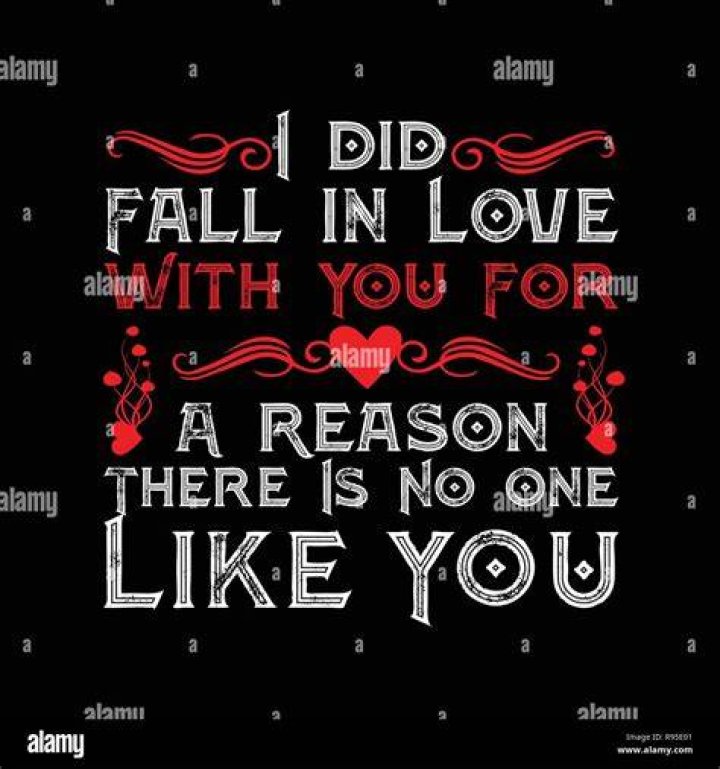 Did you fall in love or not?