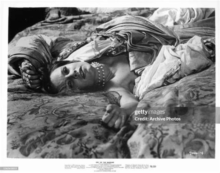 Essy Persson on the bed in a scene from the film 'Cry Of The... News