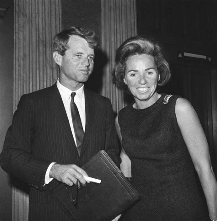 Ethel Kennedy at a thennis match on June 6, 1974 in New York, New York