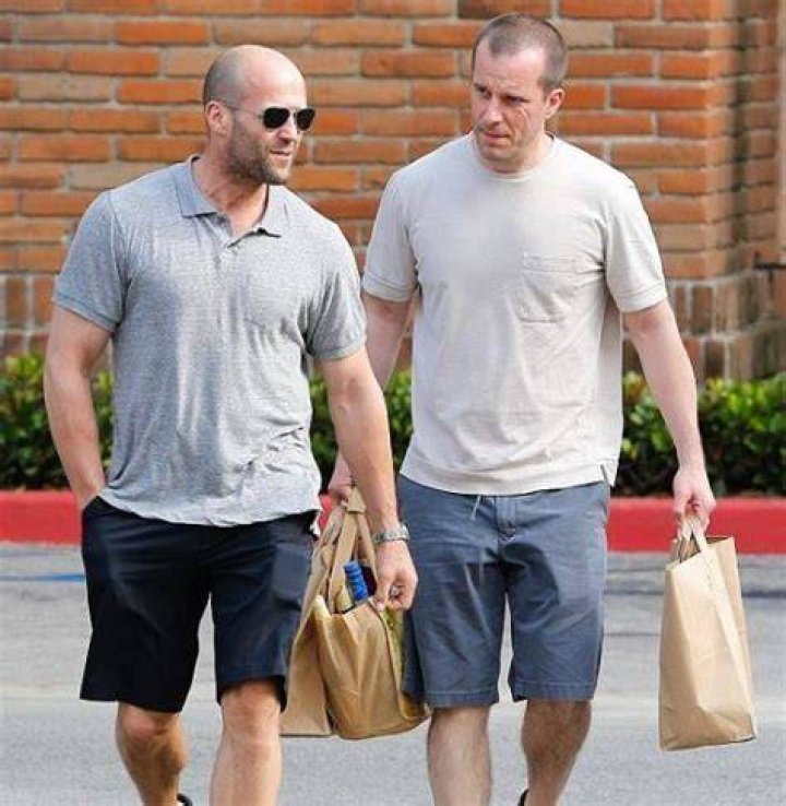 Jason Statham with his brother Lee Statham Celebrities InfoSeeMedia