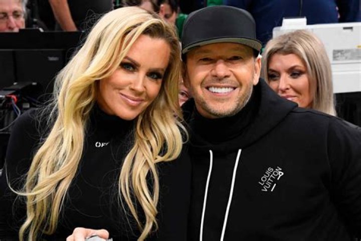 JENNY MCCARTHY and Donnie Wahlberg at AOL Studios in New York 08/16