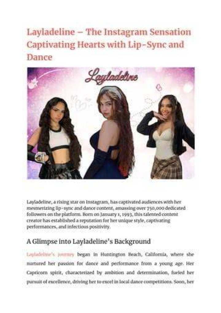 Layladeline Leaks The Instagram Sensation Getjoys