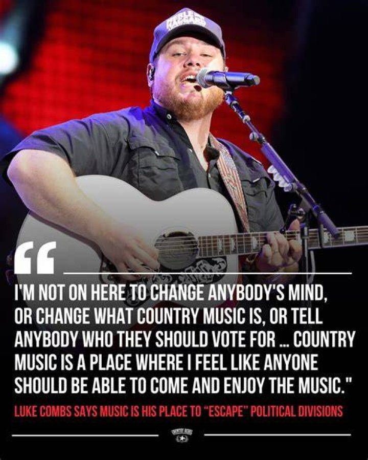 Luke Combs Unraveling His Political Affiliation Democrat Or Republican?