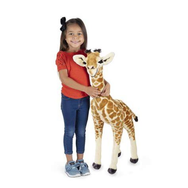 Melissa & Doug Standing Lifelike Plush Giant Moose Stuffed Animal (38 x