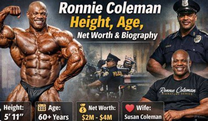 Ronnie Coleman Height Brie