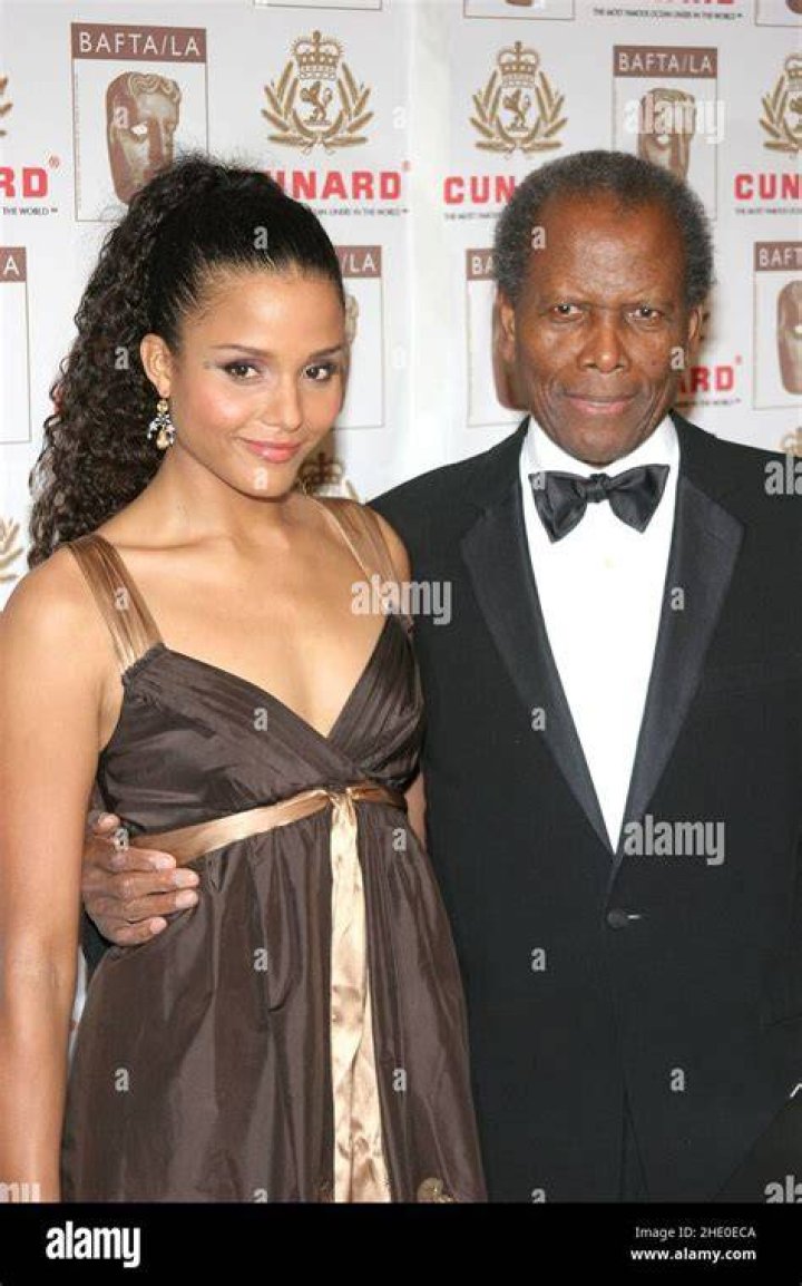 Sidney Poitier with his daughter Sydney Dresses, Formal dresses long