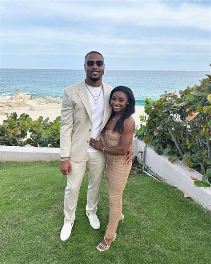 Simone Biles stuns in bridal gown in new pictures from wedding to NFL
