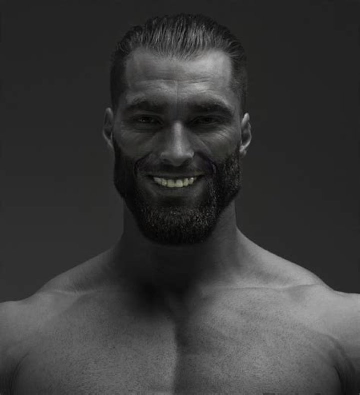 Smiling gigachad GigaChad Know Your Meme