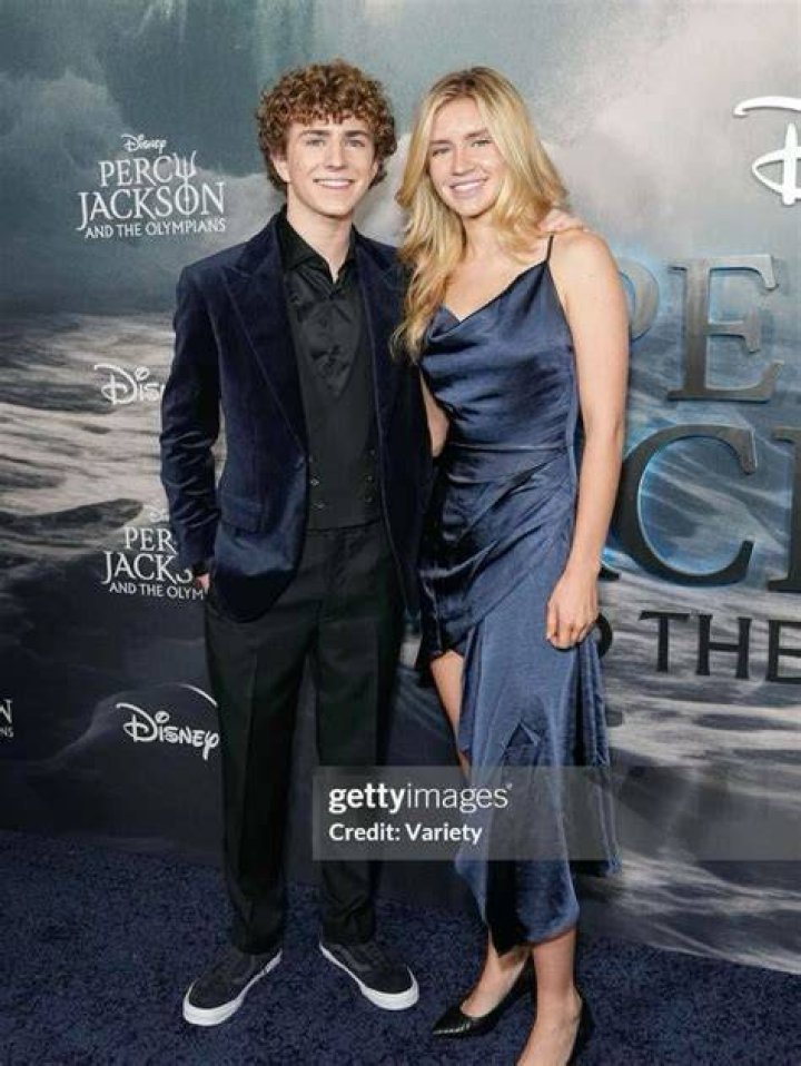 walker and leena scobell 🫶🏼 Jackson walker, Percy jackson cast, Percy
